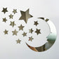 15 Stars And 1 Moon Silver Acrylic