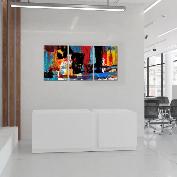 3d Wall Art Panels Frame Canvas Painting Set Of 3