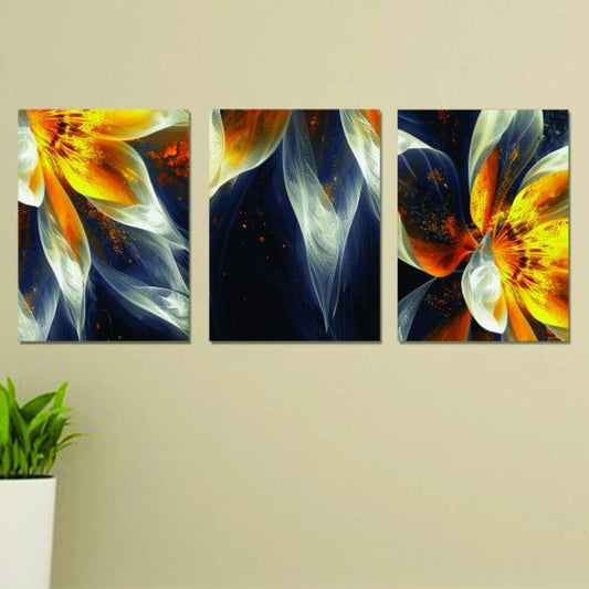 Set Of 3 Wall Art Wooden