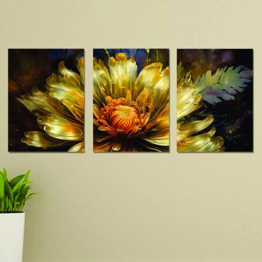 Set Of 3 Wall Art Wooden