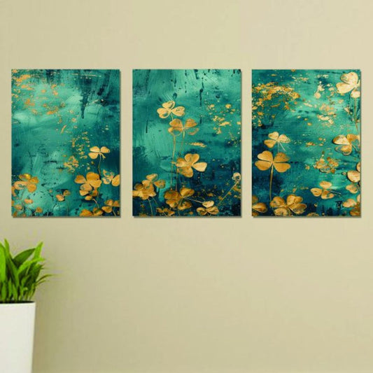 Set Of 3 Wall Art Wooden