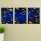 Set Of 3 Wall Art Wooden