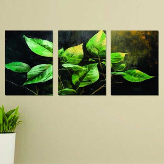 Set Of 3 Wall Art Wooden