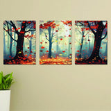 Set Of 3 Wall Art Wooden