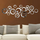 24 Pcs Acrylic Mirror 3d Wall Stickers