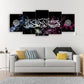 5 Piece Modular Hd Printed Wall Frame