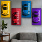 Set Of 4 Car Design Sticky Photo Tiles