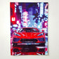 Metal Wall Art, Car Design Metal Printed Wall Decor
