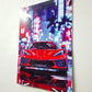 Metal Wall Art, Car Design Metal Printed Wall Decor