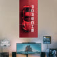 Set Of 4 Car Design Sticky Photo Tiles