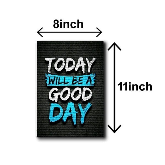 Set Of 6 Motivational Wooden Canvas Frames
